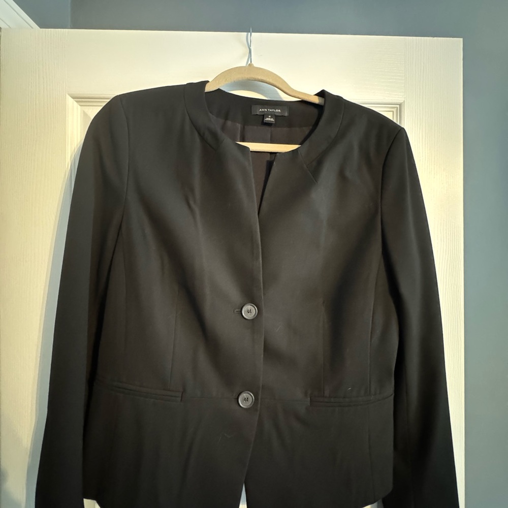 Ann Taylor Classic Black Suit Jacket